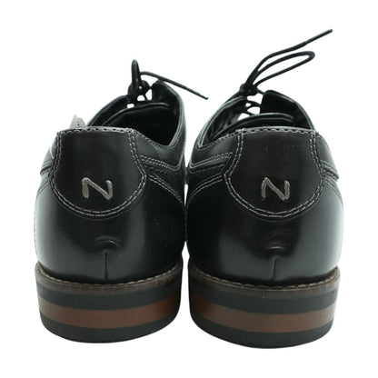Black Leather Derby/oxford Dress Shoes