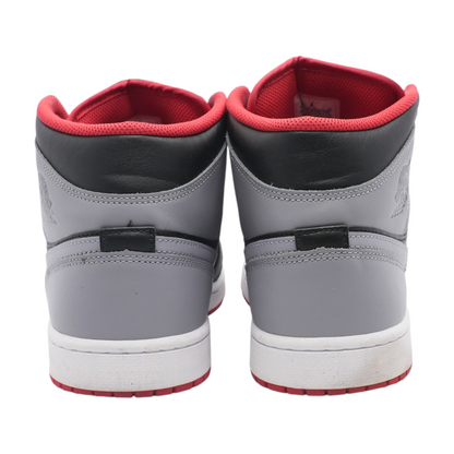 Jordan 1 Mid Bred Shadow High-Top Athletic Shoes