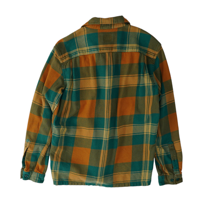 Multi Plaid Flannel Button Down