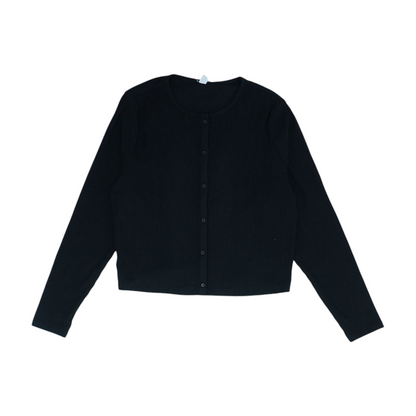 Black Cardigan Sweater