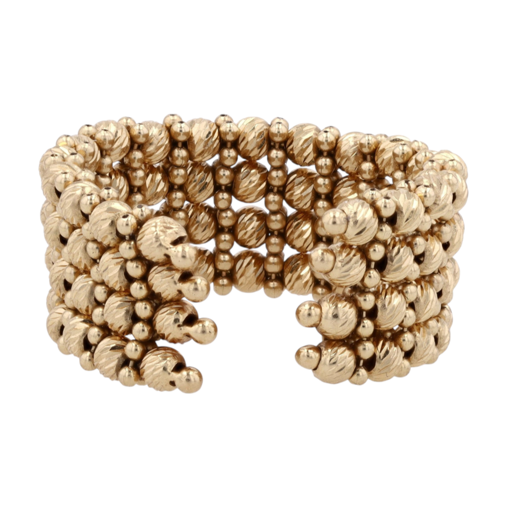 18K Yellow Gold Fashion Ring