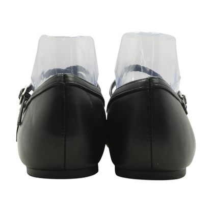 Black Slip-On Flats
