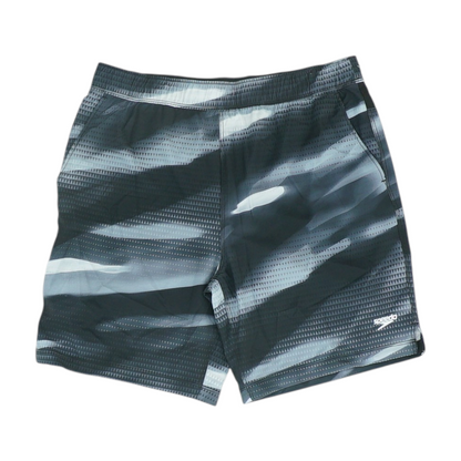 Black Graphic Swim Bottom