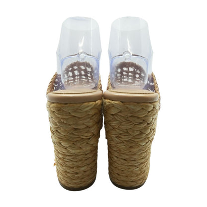 Beige Platform Heels