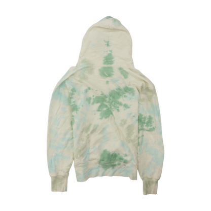 Ivory Tie-Dye Hoodie Pullover