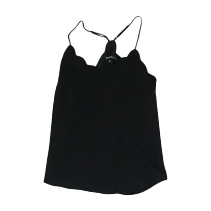 Black Solid Sleeveless Blouse