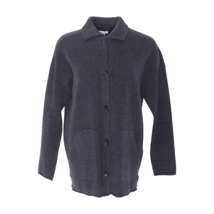 Gray Cardigan Sweater