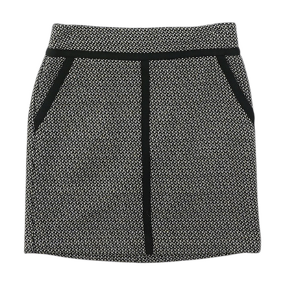 Black Check Mini Skirt