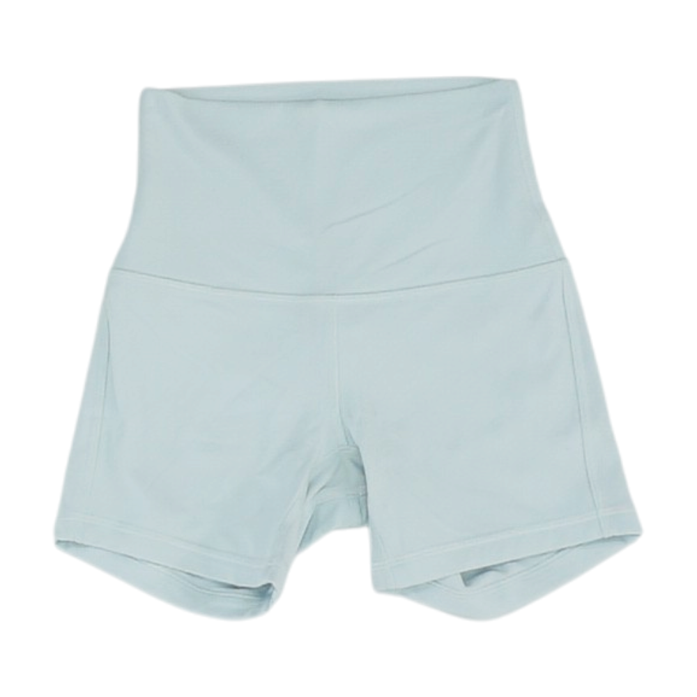 Blue Solid Active Shorts