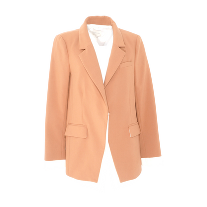 Brown Solid Blazer