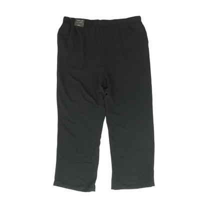 Black Plus Straight Pants