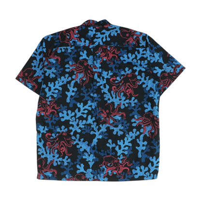 Multi Graphic Short Sleeve Button Down