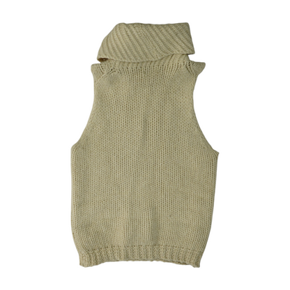 Beige Vest Sweater