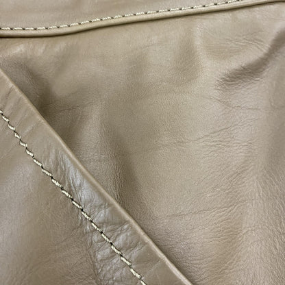 Brown Resort-Spring 2022 Cargo Leather Pant