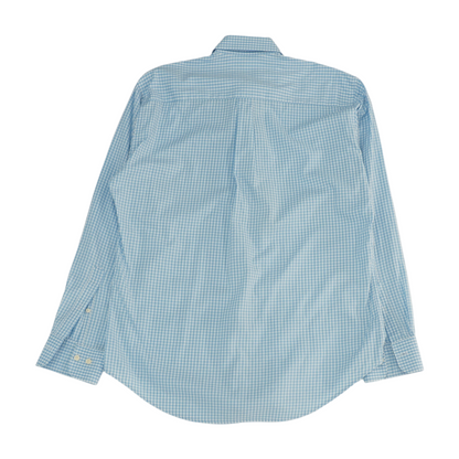 Blue Check Long Sleeve Button Down