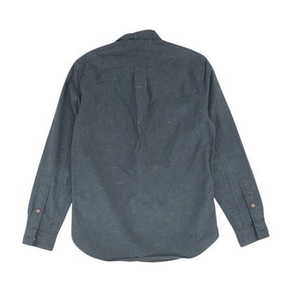 Charcoal Solid Long Sleeve Button Down