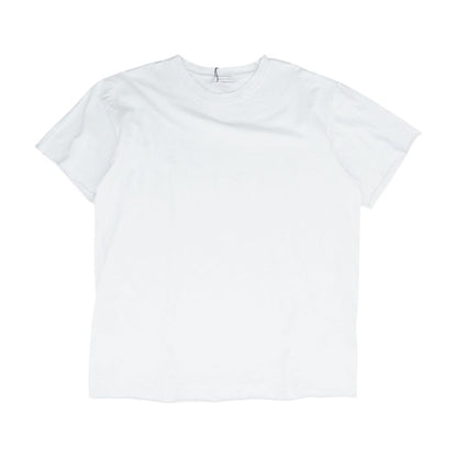 White Solid Crewneck T-Shirt