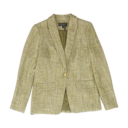 Brown Solid Blazer