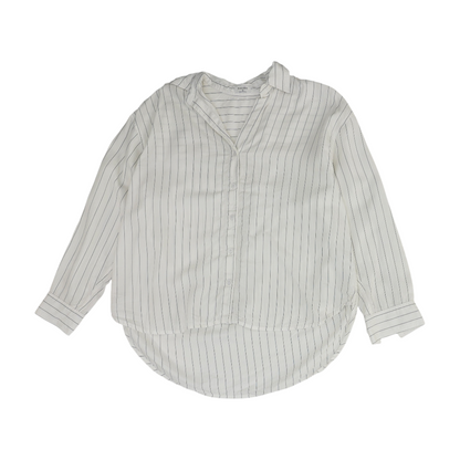 White Striped Button Down