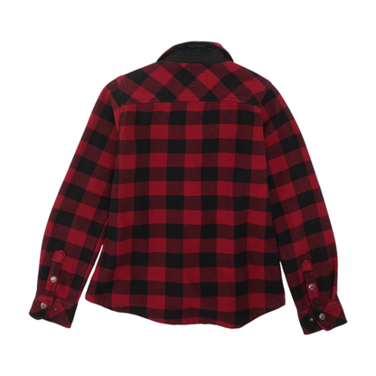 Red Check Flannel Button Down