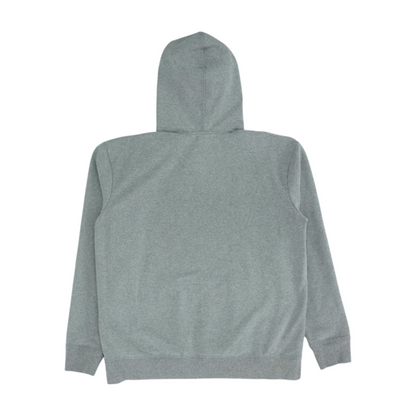 Gray Solid Hoodie Pullover