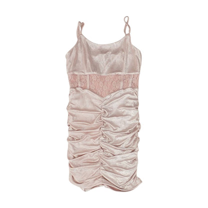 Pink Solid Dress