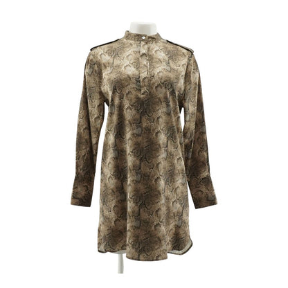 Brown Animal Mini Dress