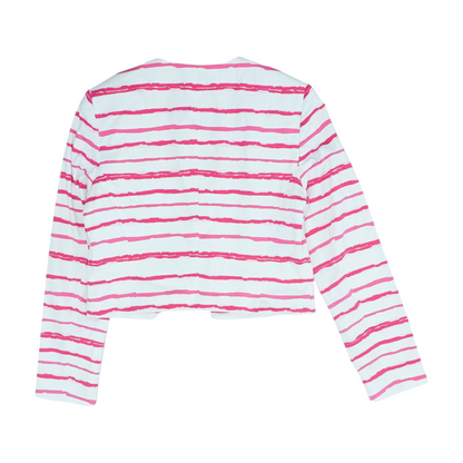 White Striped Blazer