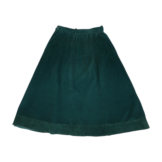 Vintage Green Midi Skirt