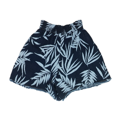 Navy Abstract Chino Shorts