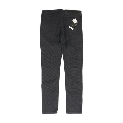 Gray Check Slim Jeans