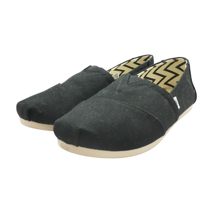 Black Slip-On Flats