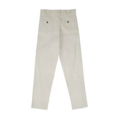 Tan Solid Chino Pants