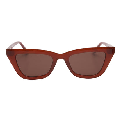 Brown DE01-0682-NHBNN Cat Eye Sunglasses