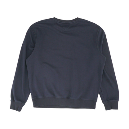 Navy Solid Sweatshirt Pullover