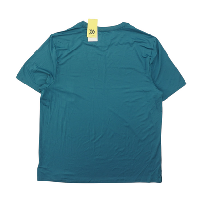 Blue Solid Active T-Shirt