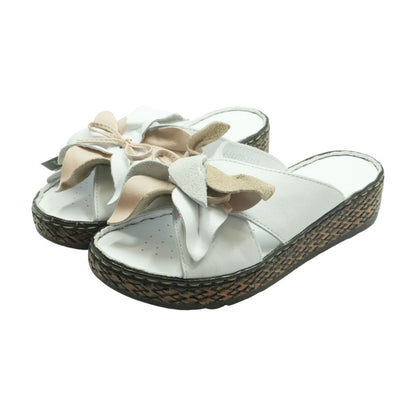 White Flip Flop Sandals