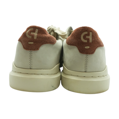 Beige Lace-Up Dress Shoes