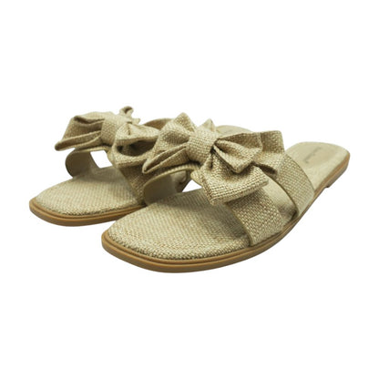 Tan Flat Sandals