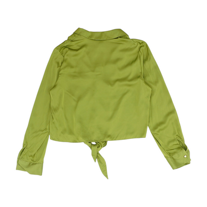 Green Button Down