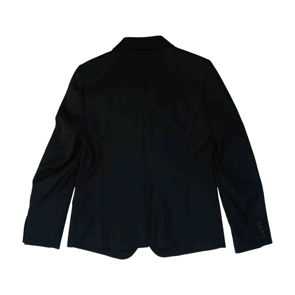 Black Solid Blazer