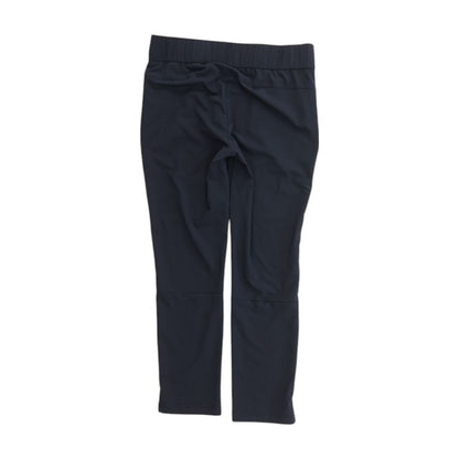 Navy Solid Active Pants