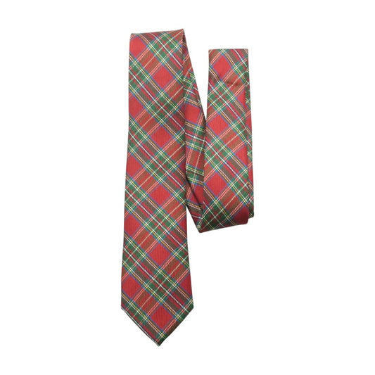 Red Plaid Tie