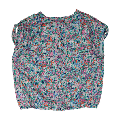 Green Floral Blouse