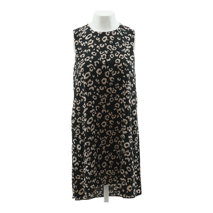Pink Animal Print Midi Dress