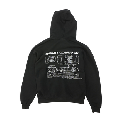 Black Solid Hoodie Pullover