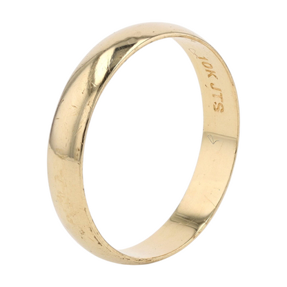 10K Yellow Gold Band Ring