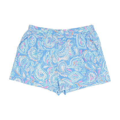 Blue Paisley Shorts