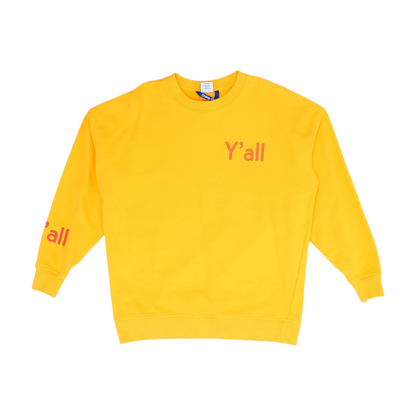 Yellow Solid Sweatshirt Pullover