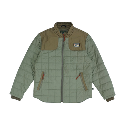 Green Color Block Jacket